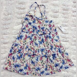 Old Navy Kids Floral Dress with Blue and Pink NWT